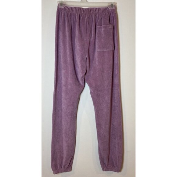 NWT Pam & Gela Terrycloth Sweatpants Lavender Purple Size P Petite Small New - Picture 4 of 6